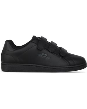 Slazenger 1881 Ash Strap Trainers - Black