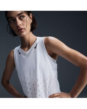 Nike Aeroswift Dri-Fit Adv Running Singlet - Blue