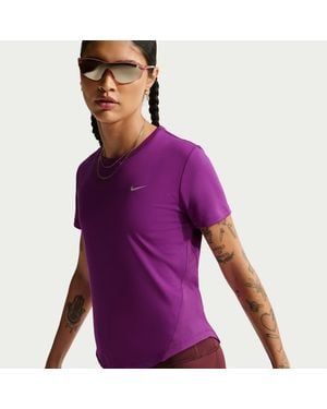 Nike Tempo Dri-Fit Short-Sleeve Running Top - Purple