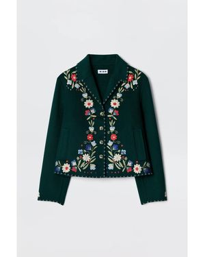 RIXO London Jude Jacket Ld61 - Green