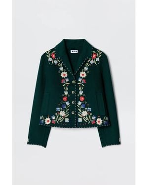 RIXO London Jude Jacket Ld61 - Green