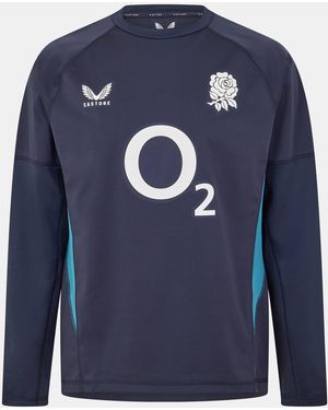 Castore England Contact Drill Top 2025 Adults - Blue