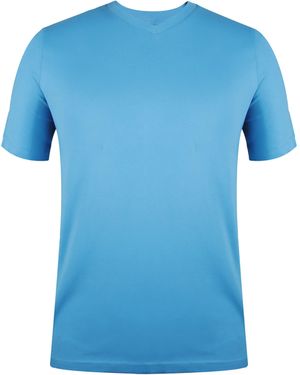 Donnay Three Pack V Neck T Shirt - Blue