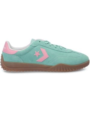 Converse Adults Run Star Trainer Suede Low-Top Trainers - Green