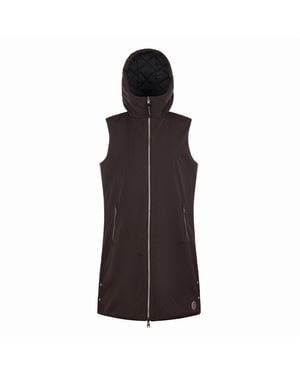 Museum Reversible Sleeveless Gilet - Brown