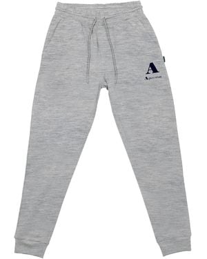 Aquascutum Closed Hem Fleece Joggers - Grey