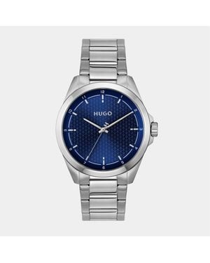 HUGO Gents #Seam Bracelet Watch - Metallic