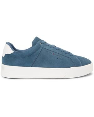 Tommy Hilfiger Tommy Court Suede Sn62 - Blue