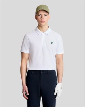Lyle & Scott Lyle & Scott Golf Eagle Polo Shirt - White