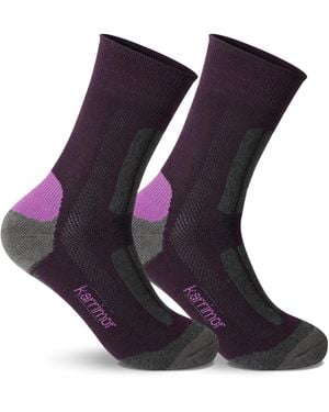Karrimor 2 Pack Trekking Socks - Blue