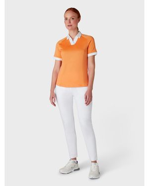 Callaway Apparel Short-Sleeve Performance Polo Shirt - White
