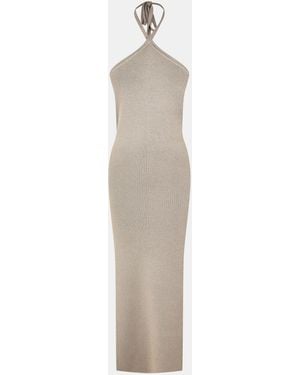 Jack Wills Halter Dress - Natural
