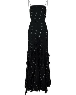 Off-White c/o Virgil Abloh Body-Skimming Slinky Dress - Black