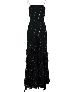 Off-White c/o Virgil Abloh Body-Skimming Slinky Dress - Black