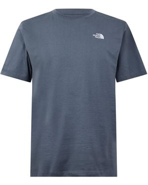 The North Face Regular Fit Simple Dome T-Shirt - Blue