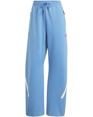 adidas France Rugby Barrel Tracksuit Bottoms 2025 - Blue