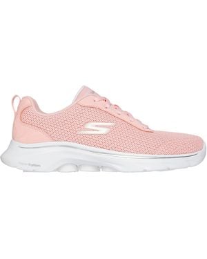 Skechers Athletic Mesh Slip On Runners - Pink