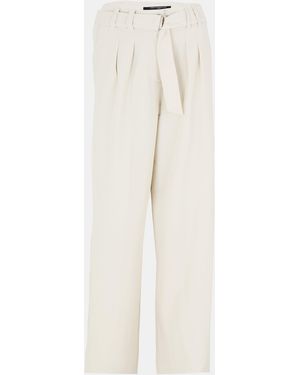 French Connection Everly Wide Leg Trousers - White