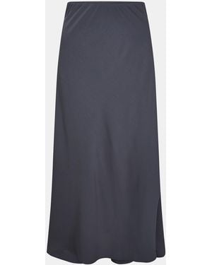Pieces Midi Skirt - Blue