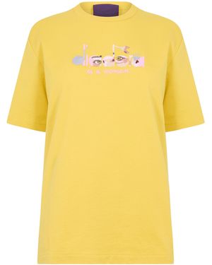 Diadora Eye Short Sleeve T-Shirt - Yellow