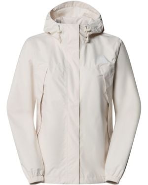 The North Face Antora Dryvent Hooded Long Sleeve Waterproof Jacket - Grey