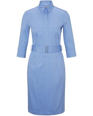 BOSS Daliri1 Wrap Dress - Blue