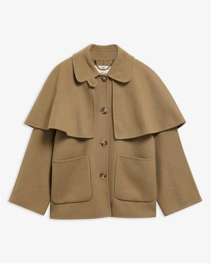 Barbour B.Li Aggy Wool Ct Ld64 - Natural