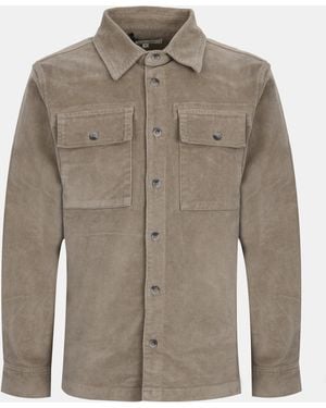 Jack Wills Jw Cord Shirt Sn54 - Brown