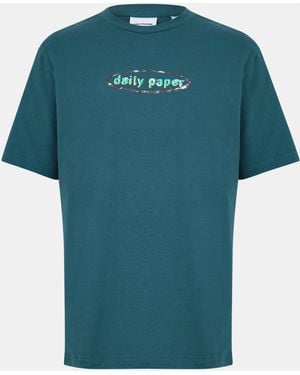 Daily Paper Holt Regular Fit T-Shirt - Blue