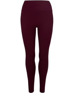The Couture Club Sculpting Stretch Emblem Leggings - Purple
