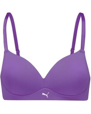 PUMA Soft Lightly Lined Bralette - Purple