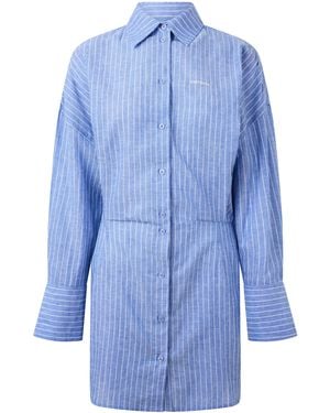 WRSTBHVR Shirt Dress - Blue