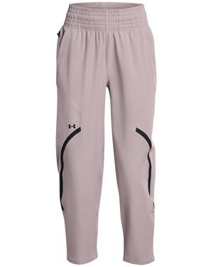 Under Armour Unstoppable Open Hem Woven Tracksuit Joggers - Pink
