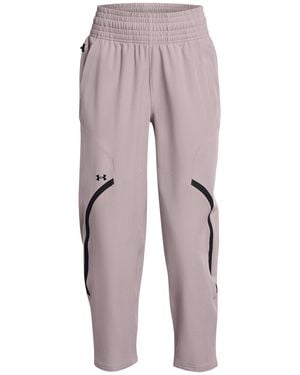Under Armour Unstoppable Open Hem Woven Tracksuit Joggers - Pink