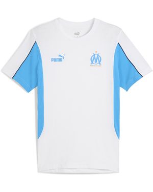 PUMA Olympique Marseille Ftblarchive T-Shirt Adults - Blue
