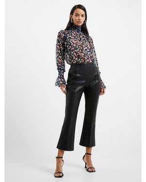 French Connection Claudia Leather Trousers - Multicolour
