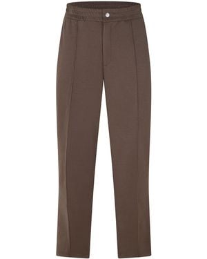 Guess Sonny Straight Leg Trousers - Brown