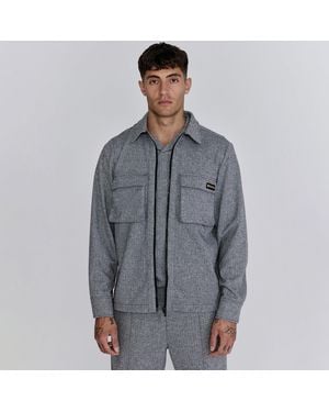 SIKSILK Smart Overshirt - Grey