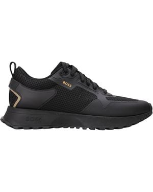 BOSS Jonah Runner Style Trainer - Black