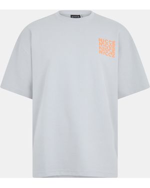 Nicce London Kimeno Regular Fit Short-Sleeve T-Shirt - White