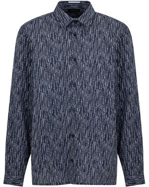 Ted Baker Recycled Regular Fit Long Sleeve Shirt - Blue