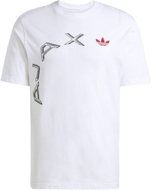 adidas Ajax Amsterdam Graphic T-Shirt Adults - White