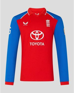 Castore 26/27 England Cricket T20 Long Sleeve Shirt - Red