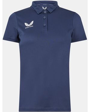 Castore Short Sleeve Polo Shirt - Blue