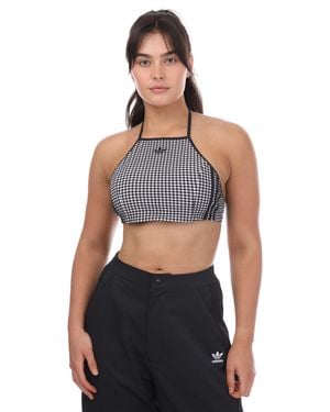 adidas Originals Gingham Top - Blue