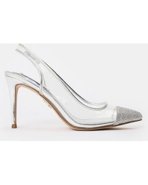 Steve Madden Leena Stiletto Court Shoes - White