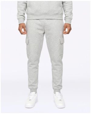 SIKSILK Closed Hem Fleece Joggers - Grey