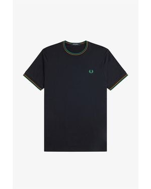 Fred Perry Twin Tipped T-Shirt - Black