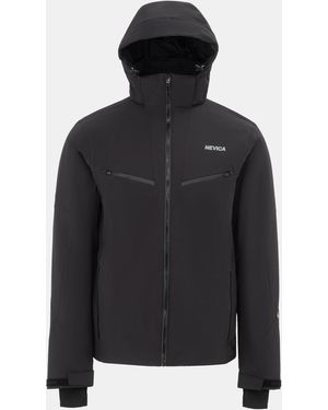 Nevica Vail Waterproof Windproof Synthetic Insulated Detachable Hood Ski Jacket - Black