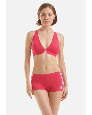 adidas Originals Originals Comfort Flex Cotton Triangle Bra - Red